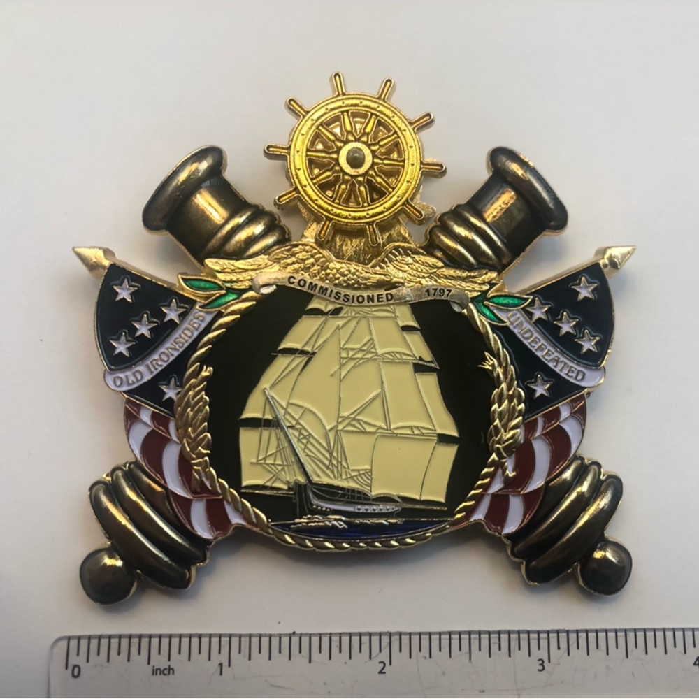 U.S. Navy CPO Challenge Coin
USS Constitution  “OLD IRONSIDES” BN
